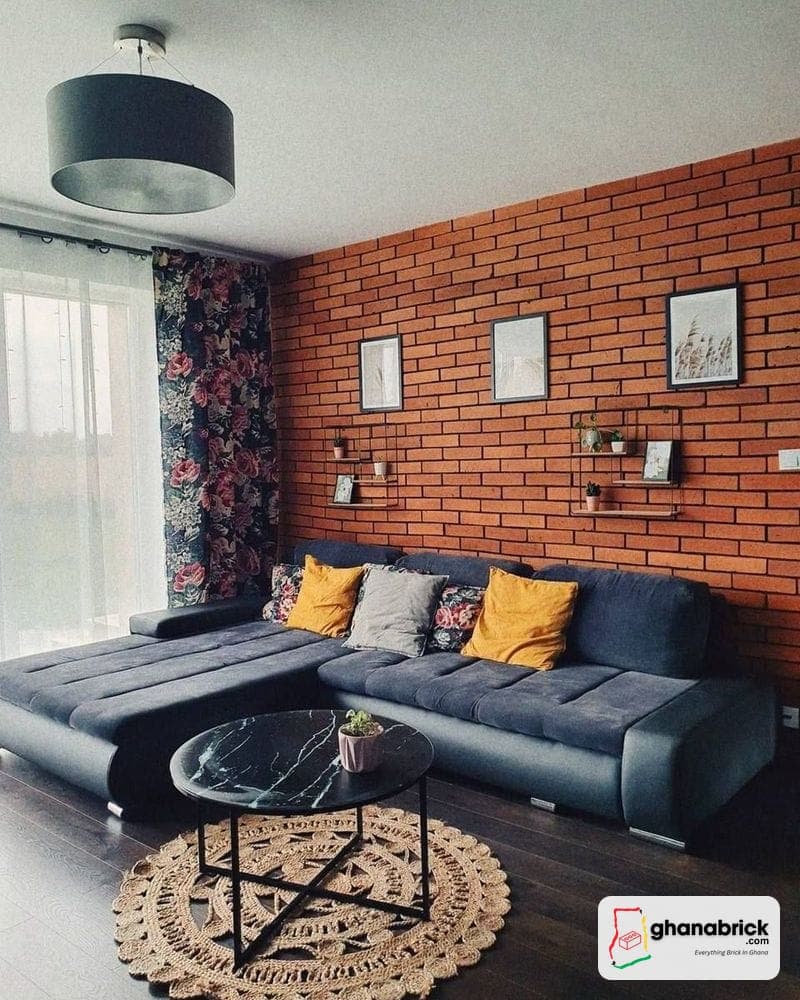 Living-room feature wall